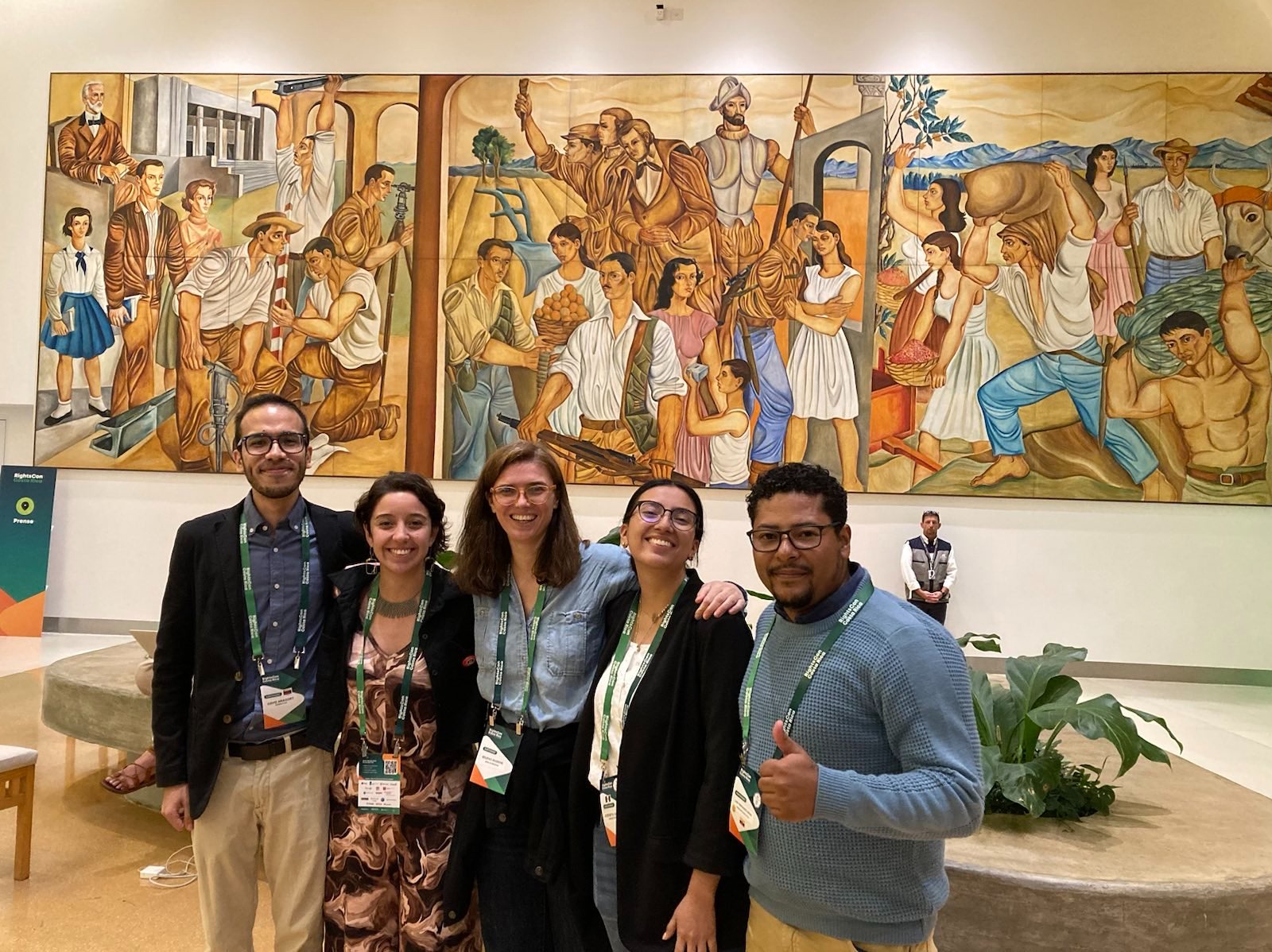 Image of David, Edda, Soledad, Azeneth y Luis at RightsCon Costa Rica