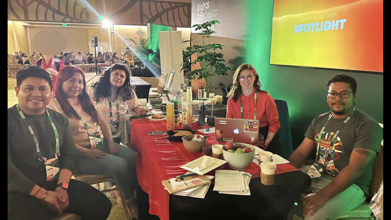 Picture of Camilo, Lu An, Fiorella, Soledad y Luis at RightsCon Costa Rica